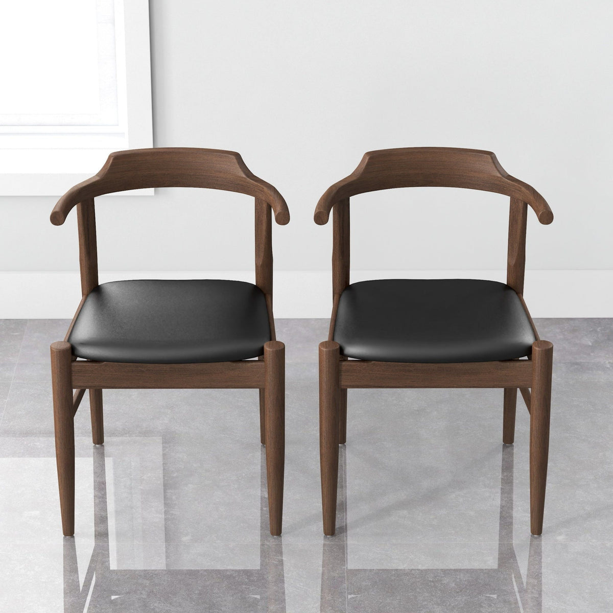 Leon - Mid-Century Modern Dining Chair (Set of 2) by Unique Piece Furniture