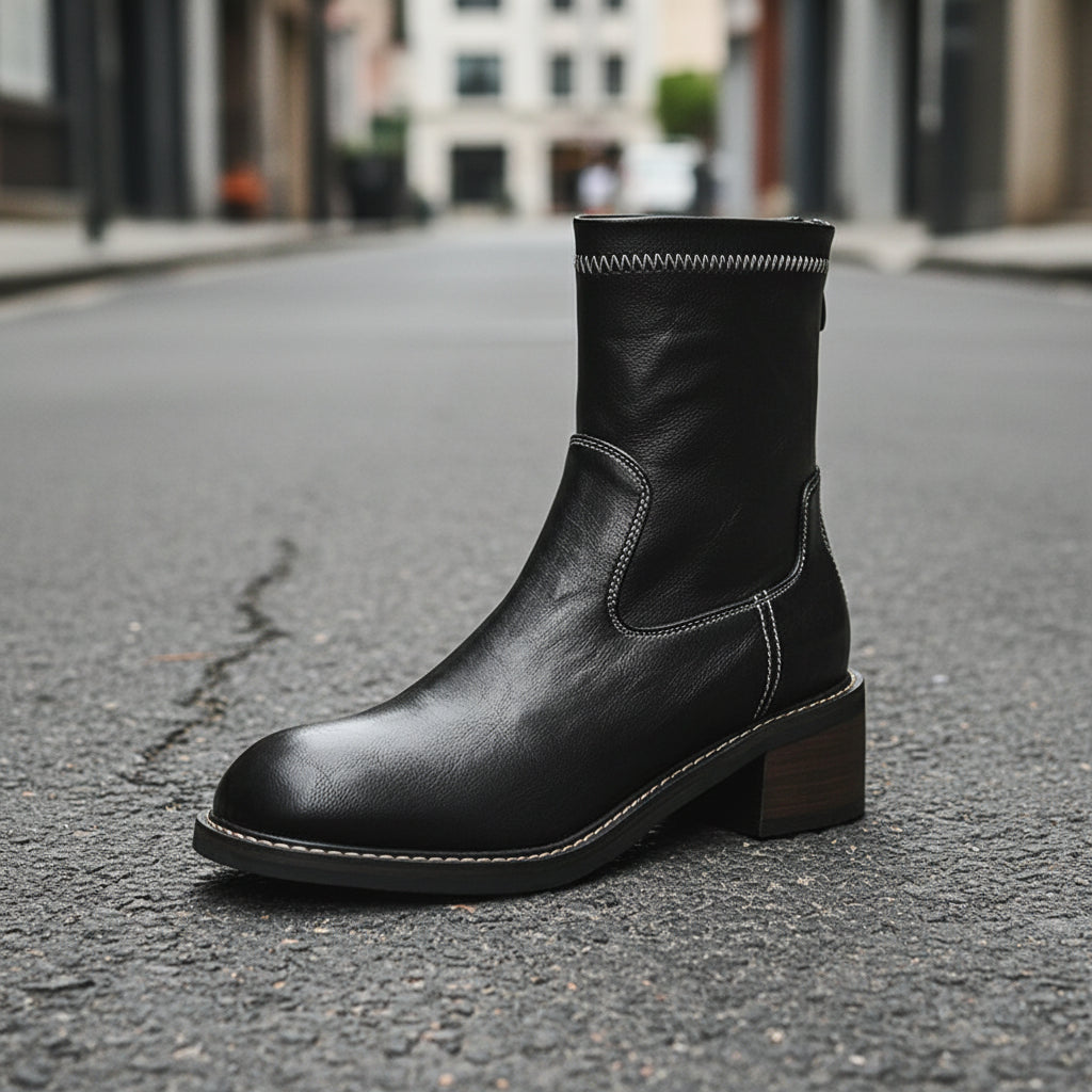 Women’s Mid-Heel Martin Boots by FitiqueFit
