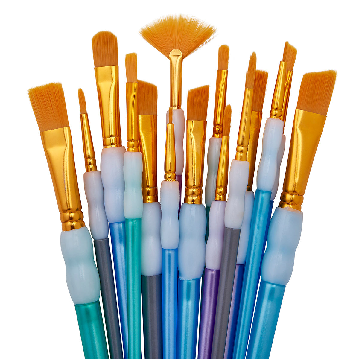 Studio Soft Grip Brush Set - 15 pc by KINGART
