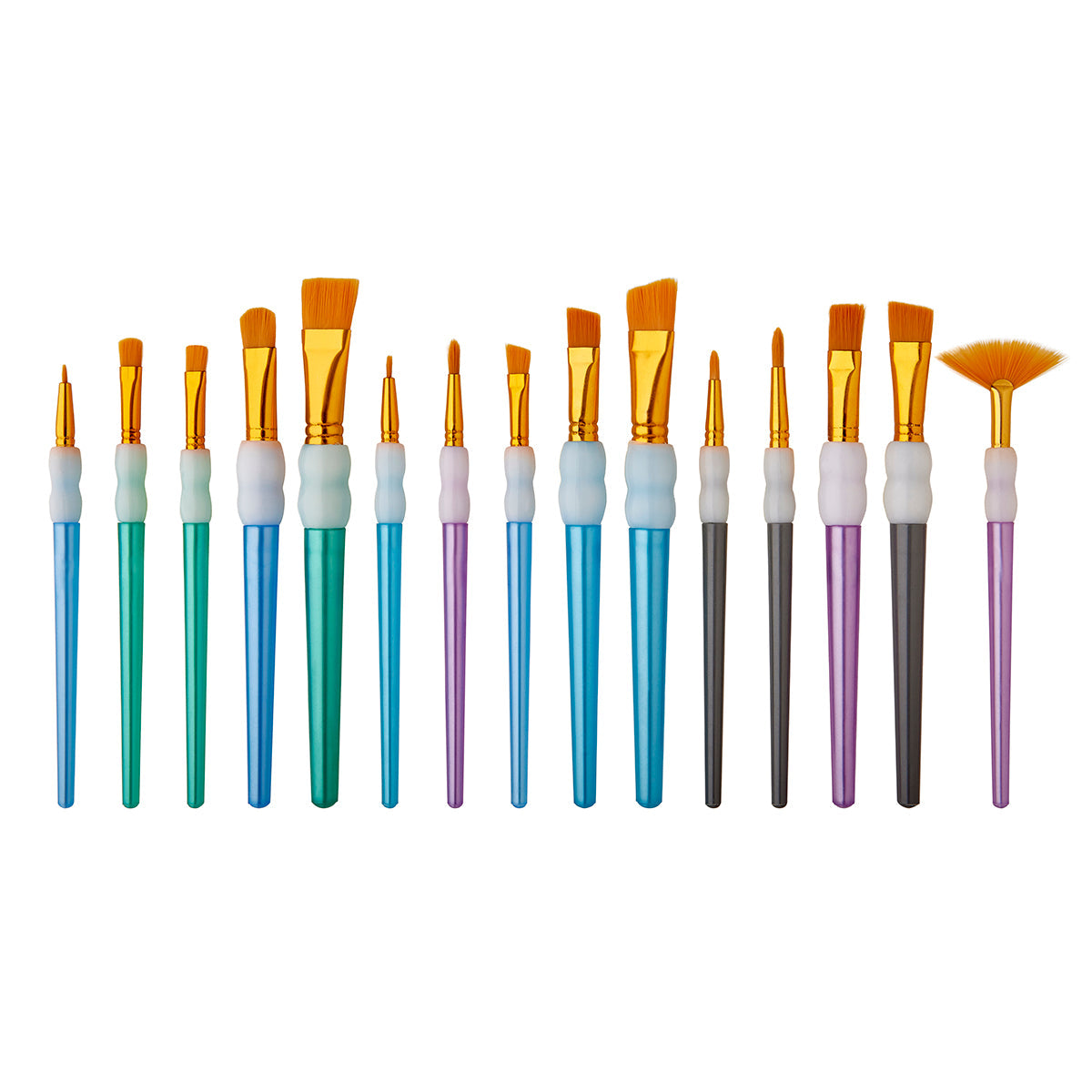 Studio Soft Grip Brush Set - 15 pc by KINGART