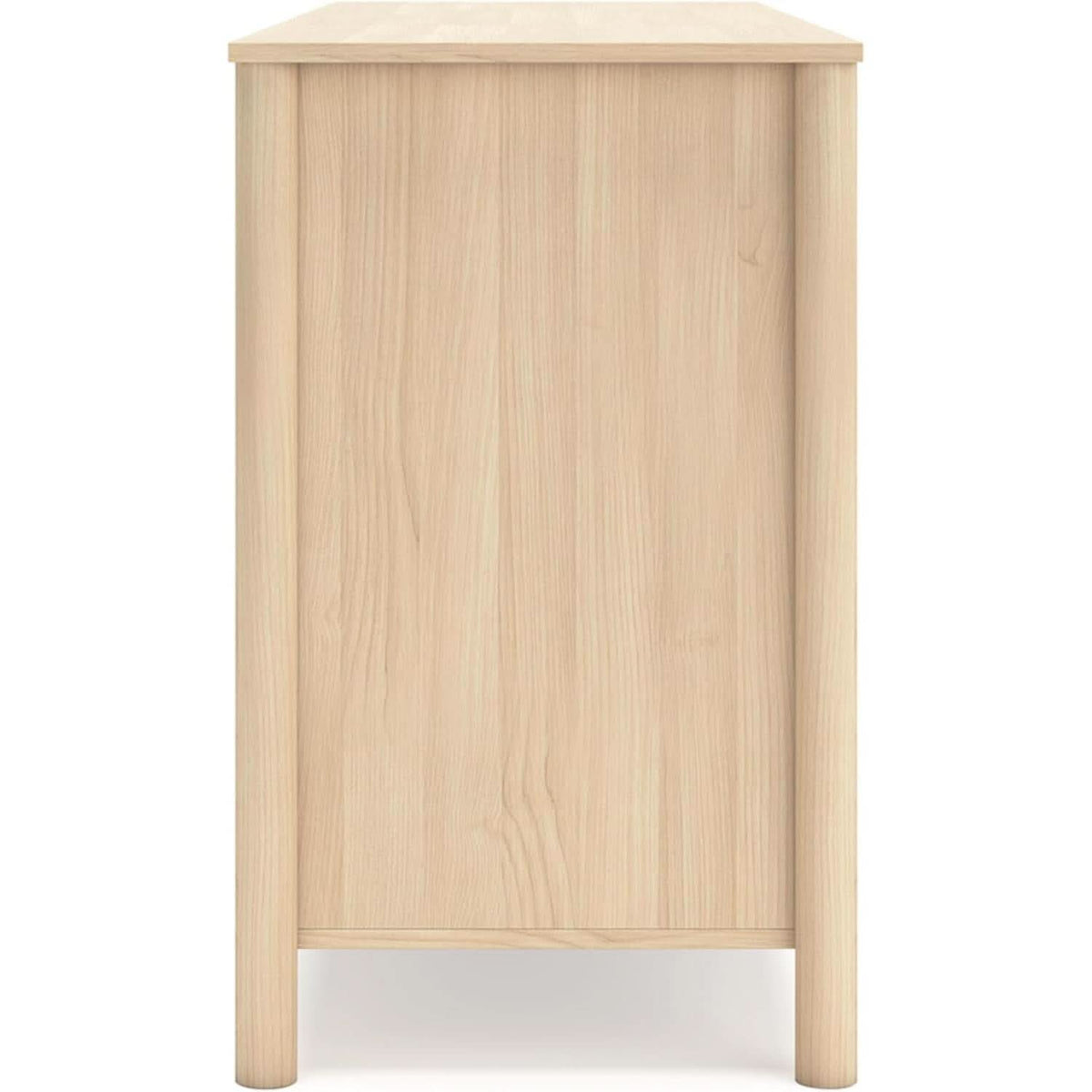 Light Brown Six Drawer Dresser For Bedroom Storage by ShipItFurniture