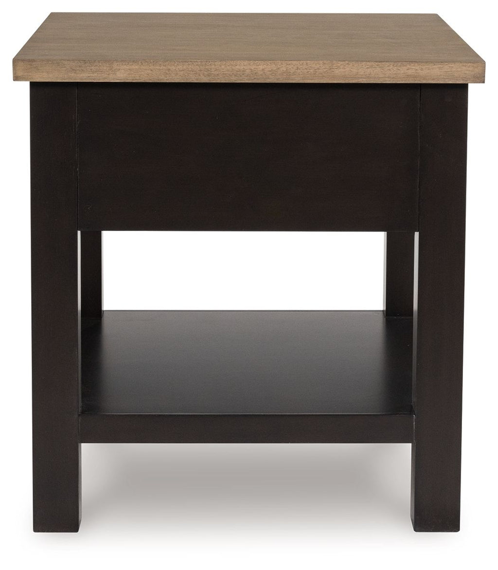 Drazmine - Rectangular End Table - Brown by Unique Piece Furniture