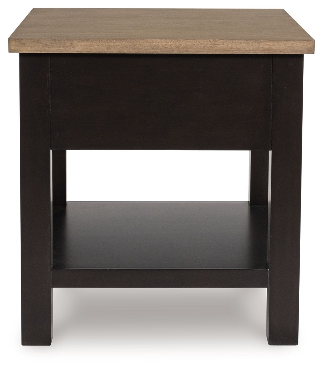 Drazmine - Rectangular End Table - Brown by Unique Piece Furniture