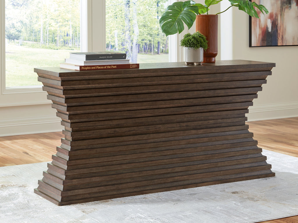 Hannodream - Sofa Table - Warm Brown by Unique Piece Furniture