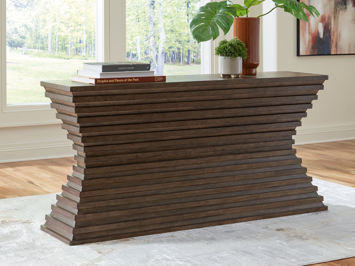 Hannodream - Sofa Table - Warm Brown by Unique Piece Furniture