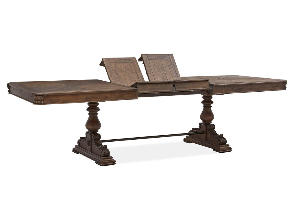 Durango - Trestle Dining Table - Willadeene Brown by Unique Piece Furniture