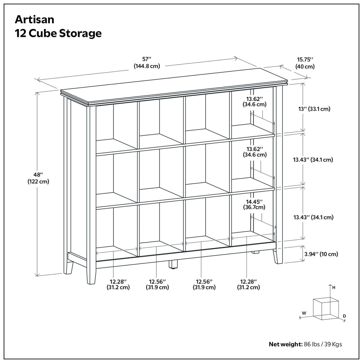 Artisan - Cube Storage by Unique Piece Furniture