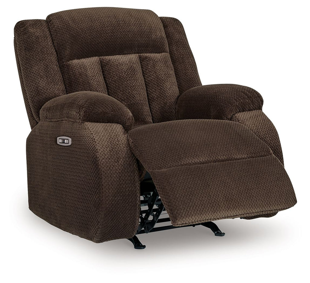 Free Wake - Power Rocker Recliner - Chocolate by Unique Piece Furniture