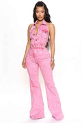 WOMEN FASHION DENIM JUMPSUIT by Wild and Free Boutique