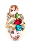 Crystal Iconic Stretch Ring by Wild and Free Boutique