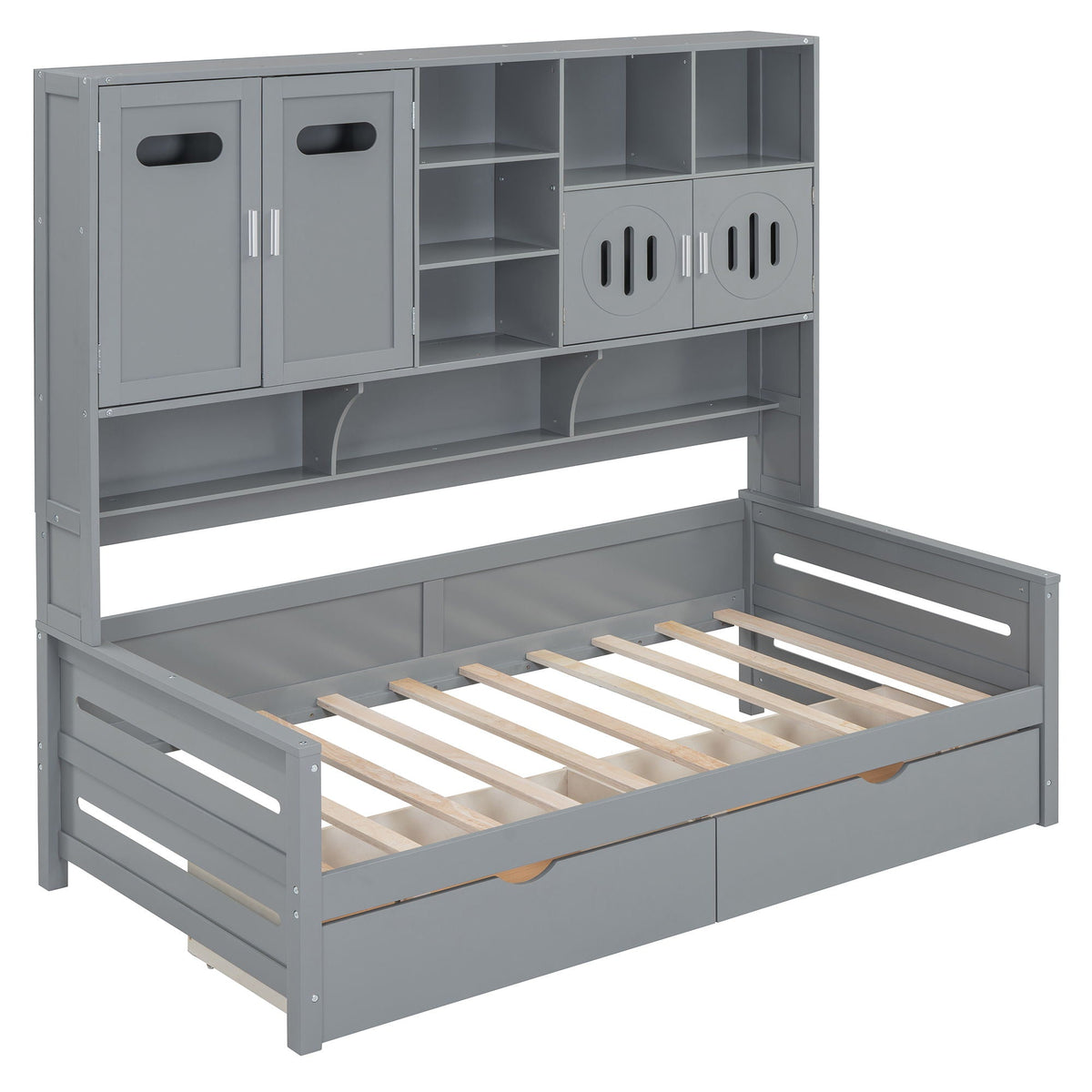 Daybed With All-In-One Cabinet And Shelf by Unique Piece Furniture