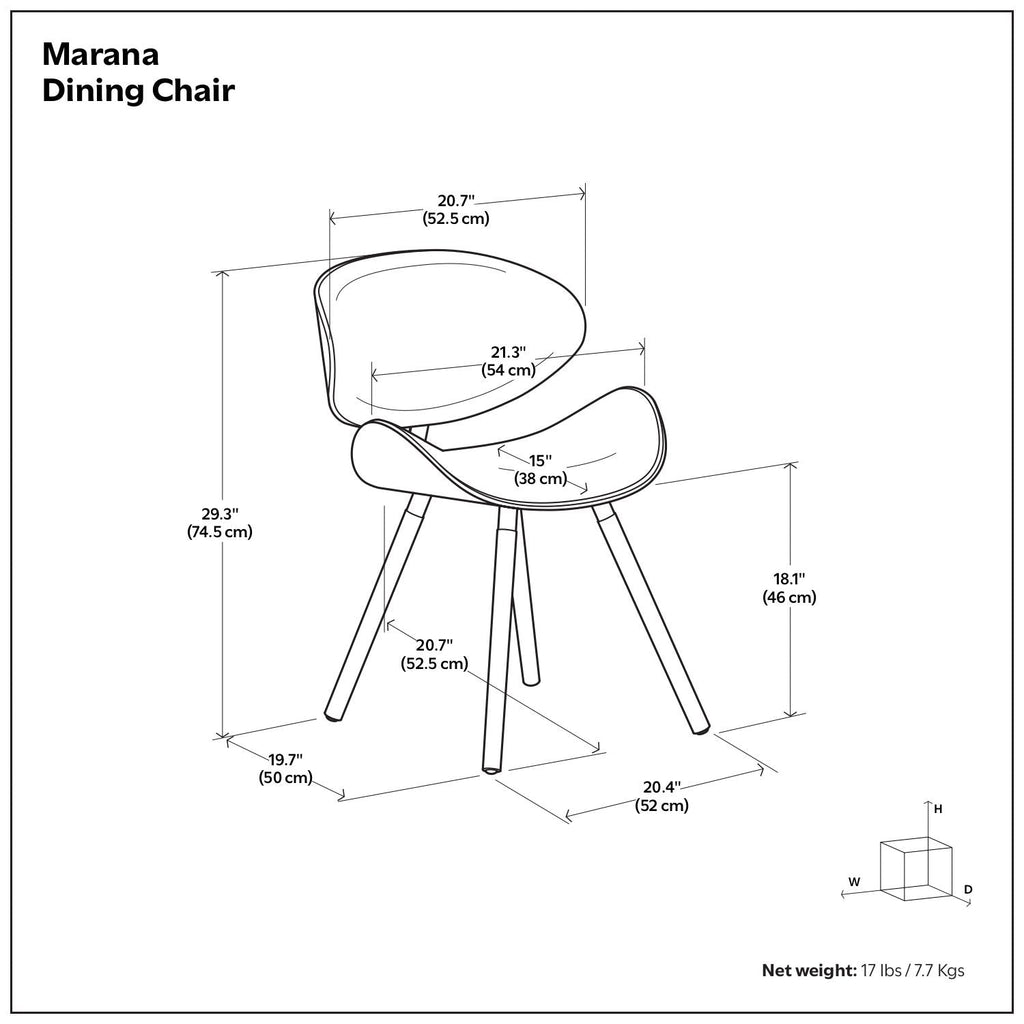 Marana - Upholstered Dining Chair by Unique Piece Furniture