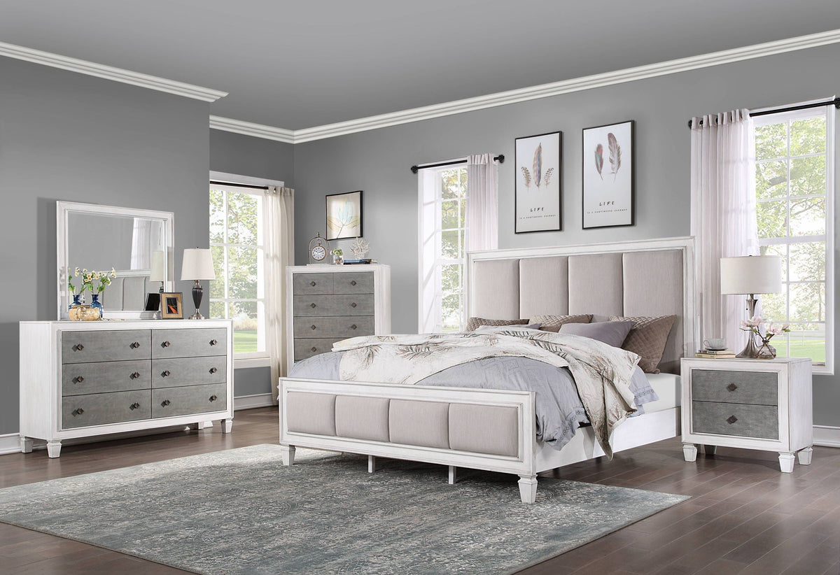 Katia - Upholstered Bed by Unique Piece Furniture