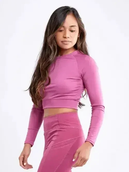 Long-Sleeve Crop Top by Femstylo