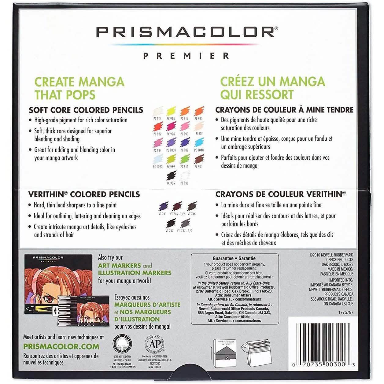 23-Piece: Prismacolor 1774800 Premier Colored Pencils by DailySale