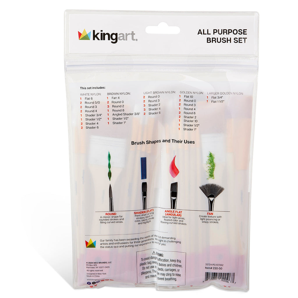 Studio Value Pack Brush Set - 50 pc by KINGART