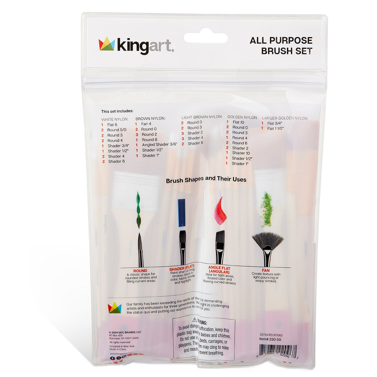Studio Value Pack Brush Set - 50 pc by KINGART