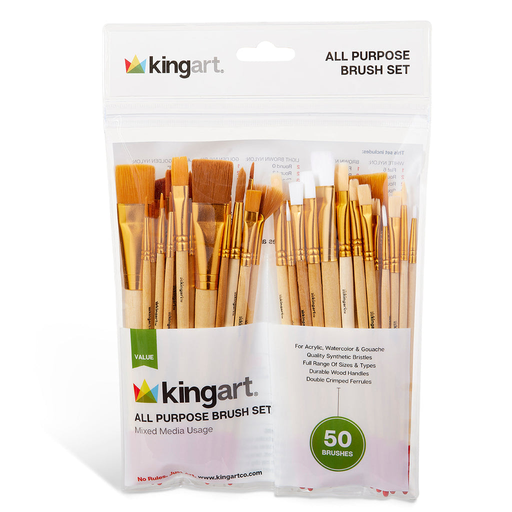 Studio Value Pack Brush Set - 50 pc by KINGART