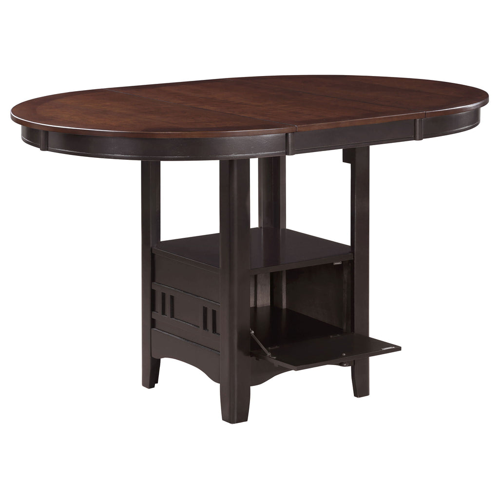 Lavon 5-piece Oval Counter Height Dining Set Light Chestnut by Unique Piece Furniture