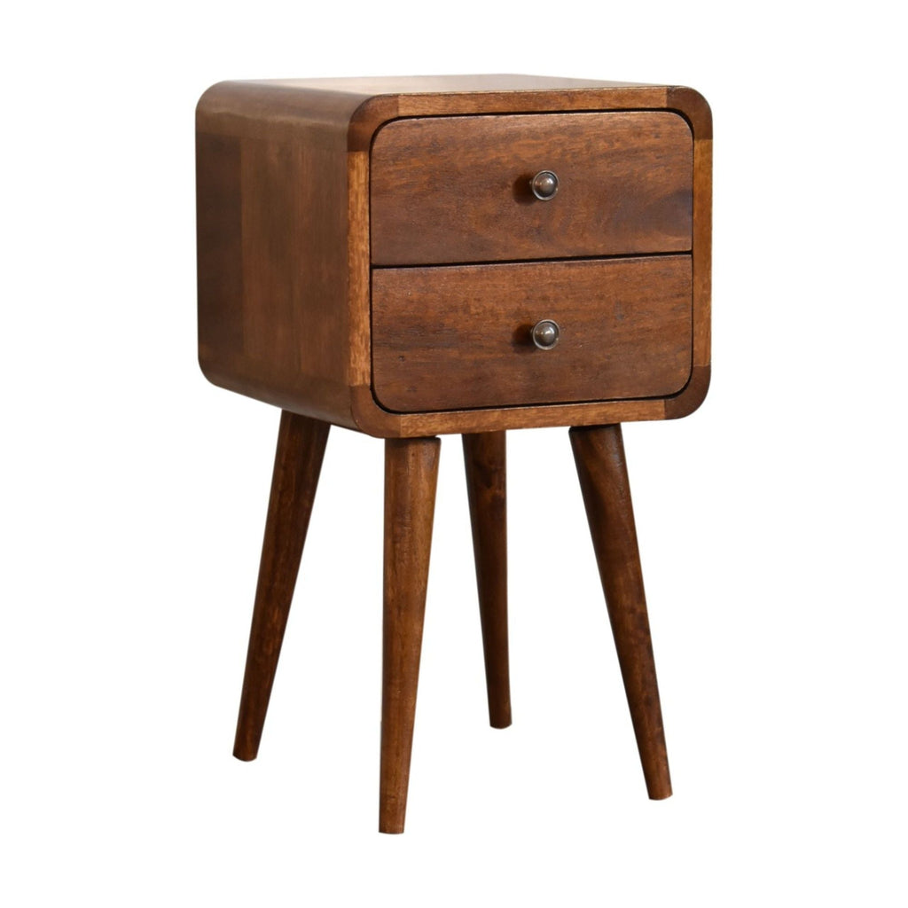 Curved Nightstand by Unique Piece Furniture