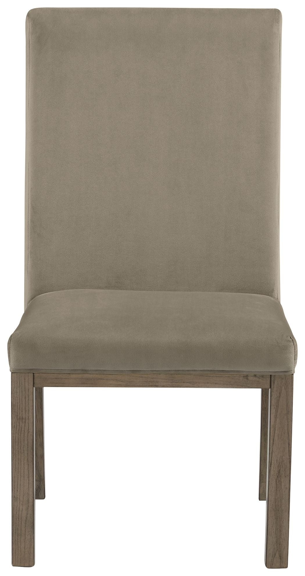 Chrestner - Dining UPH Side Chair (Set of 2) - Gray / Brown by Unique Piece Furniture