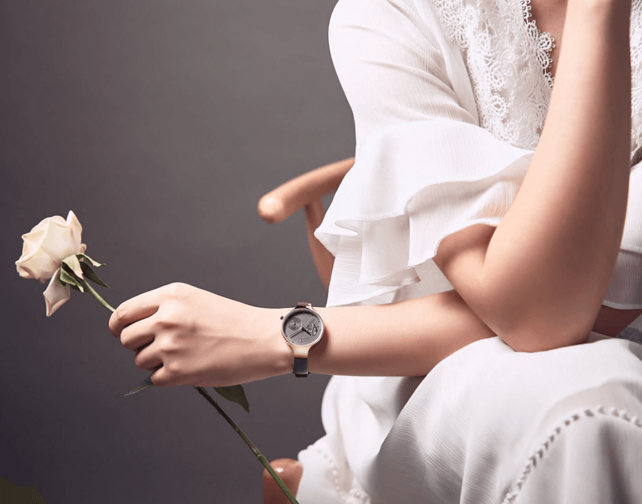 Elegant Women's Analog Quartz Watch With Leather Belt Waterproof Wristwatch Excellent Design Perfect Gift by Stevvex