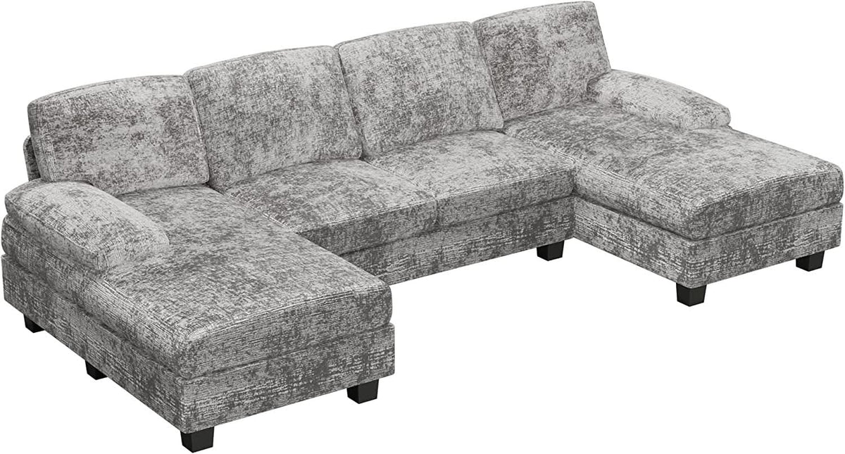 2 Piece Fabric Sectional Sofa With Reversible Chaise by ShipItFurniture