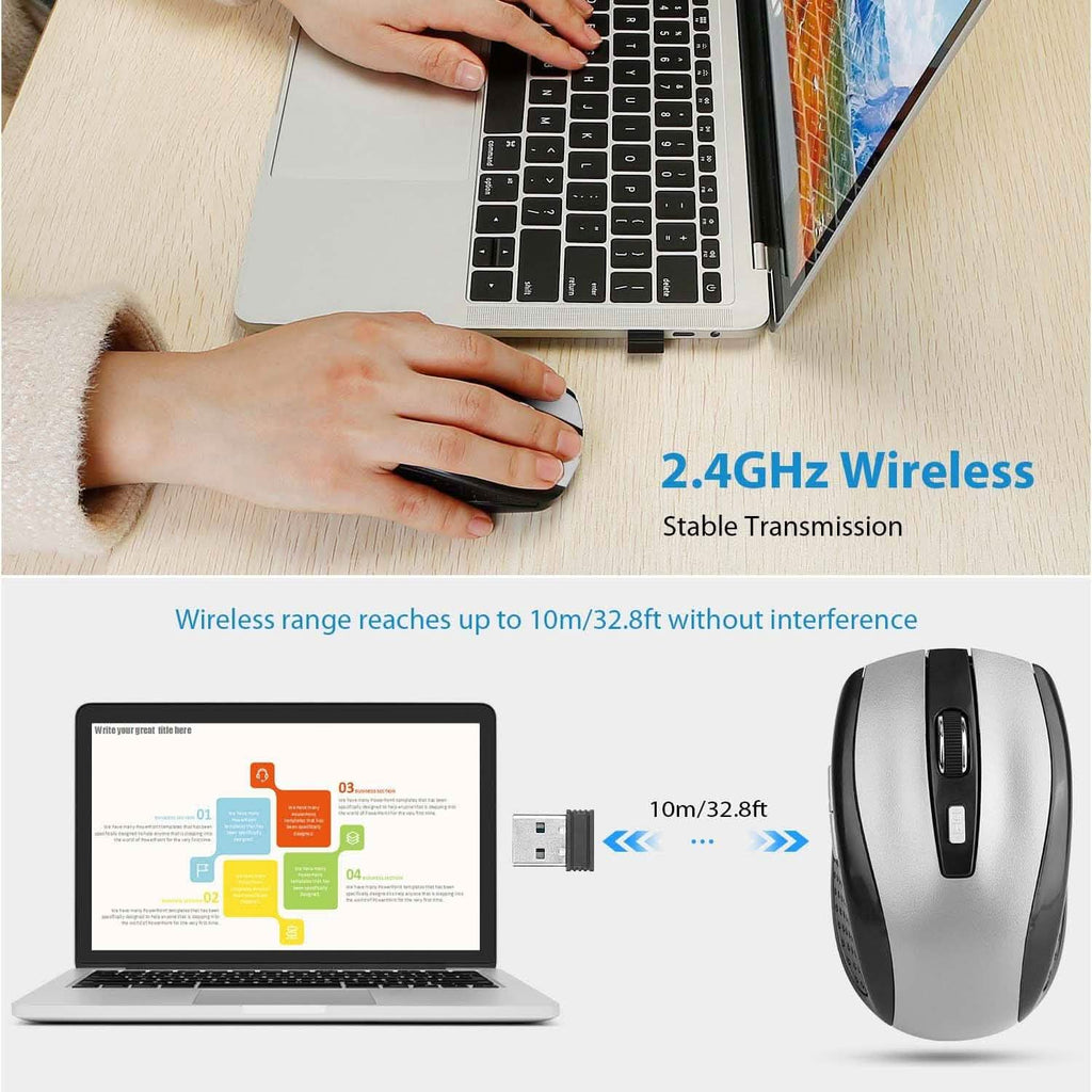 2.4 G Wireless Gaming Mouse Optical by DailySale