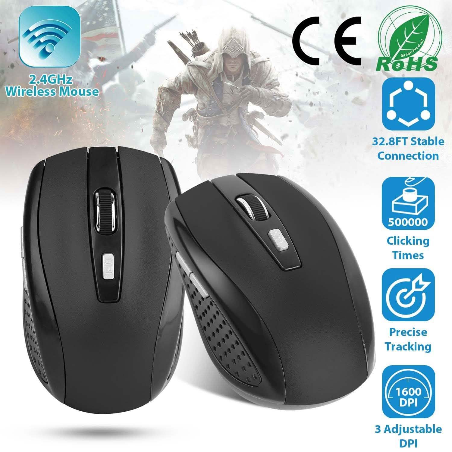2.4 G Wireless Gaming Mouse Optical by DailySale