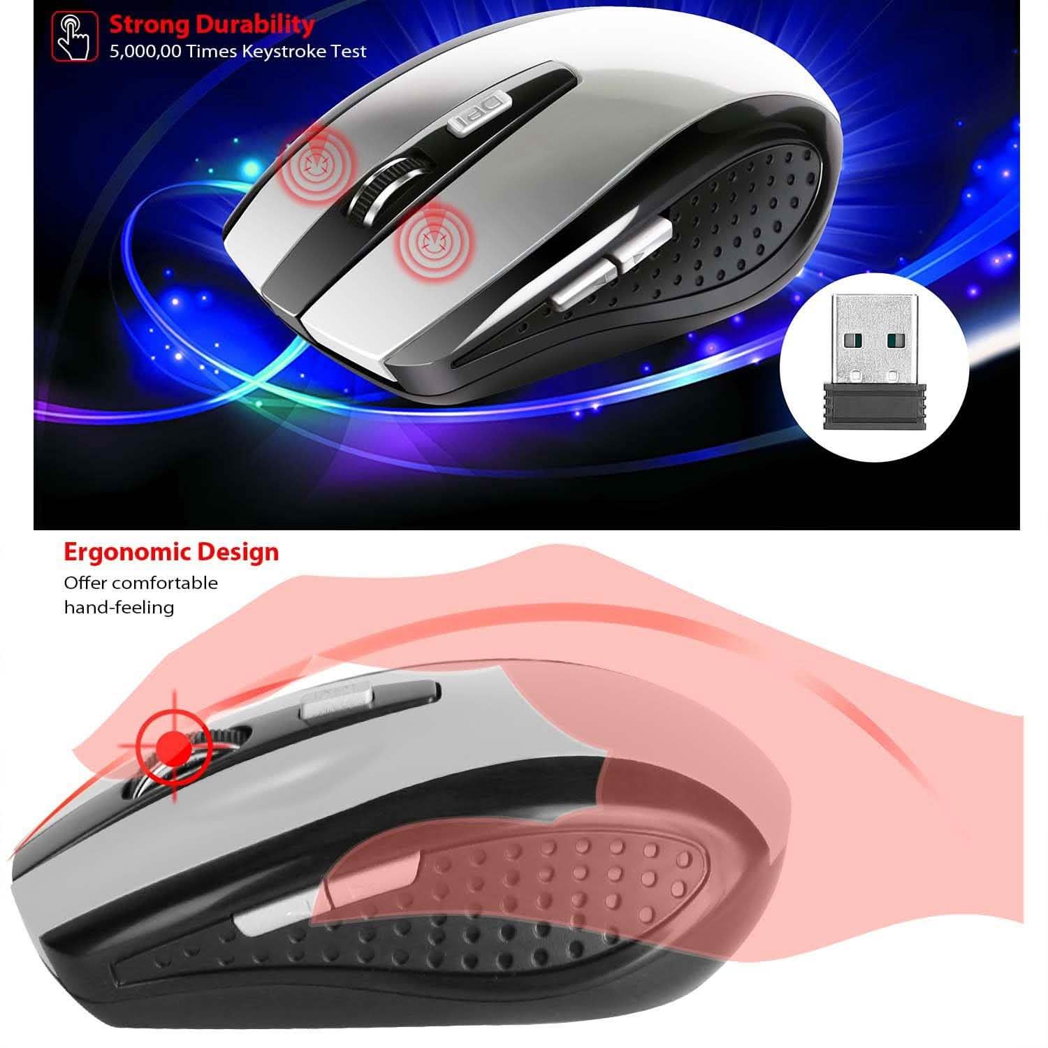 2.4 G Wireless Gaming Mouse Optical by DailySale