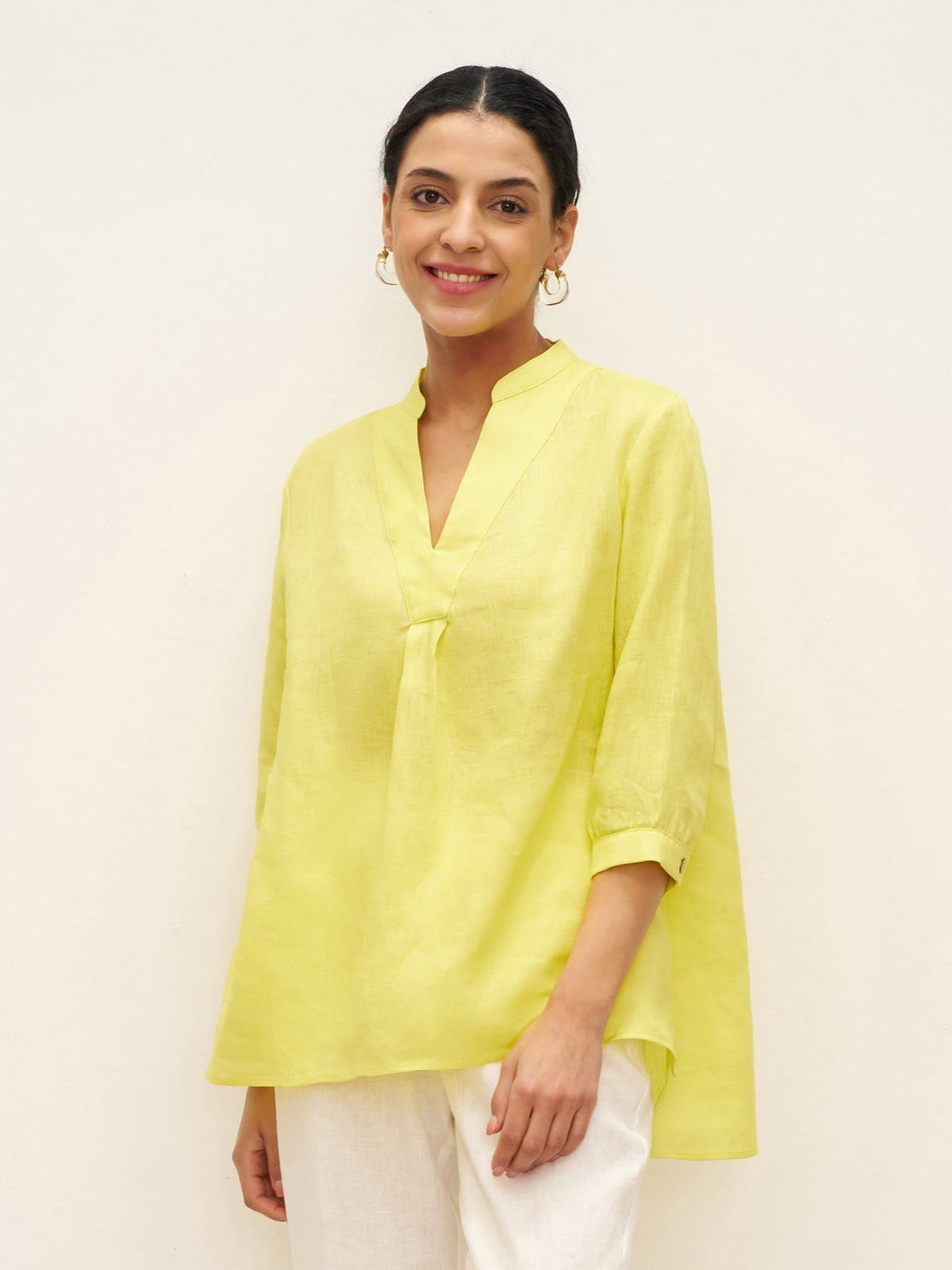 100% Linen Dress Shirt JOANNA by LINTICO