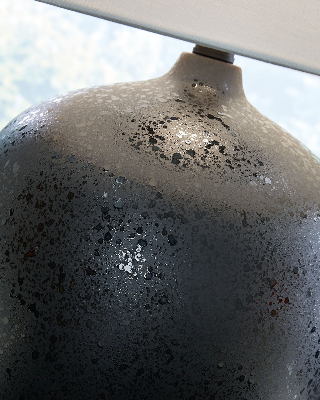 Ladstow - Ceramic Table Lamp - Black by Unique Piece Furniture