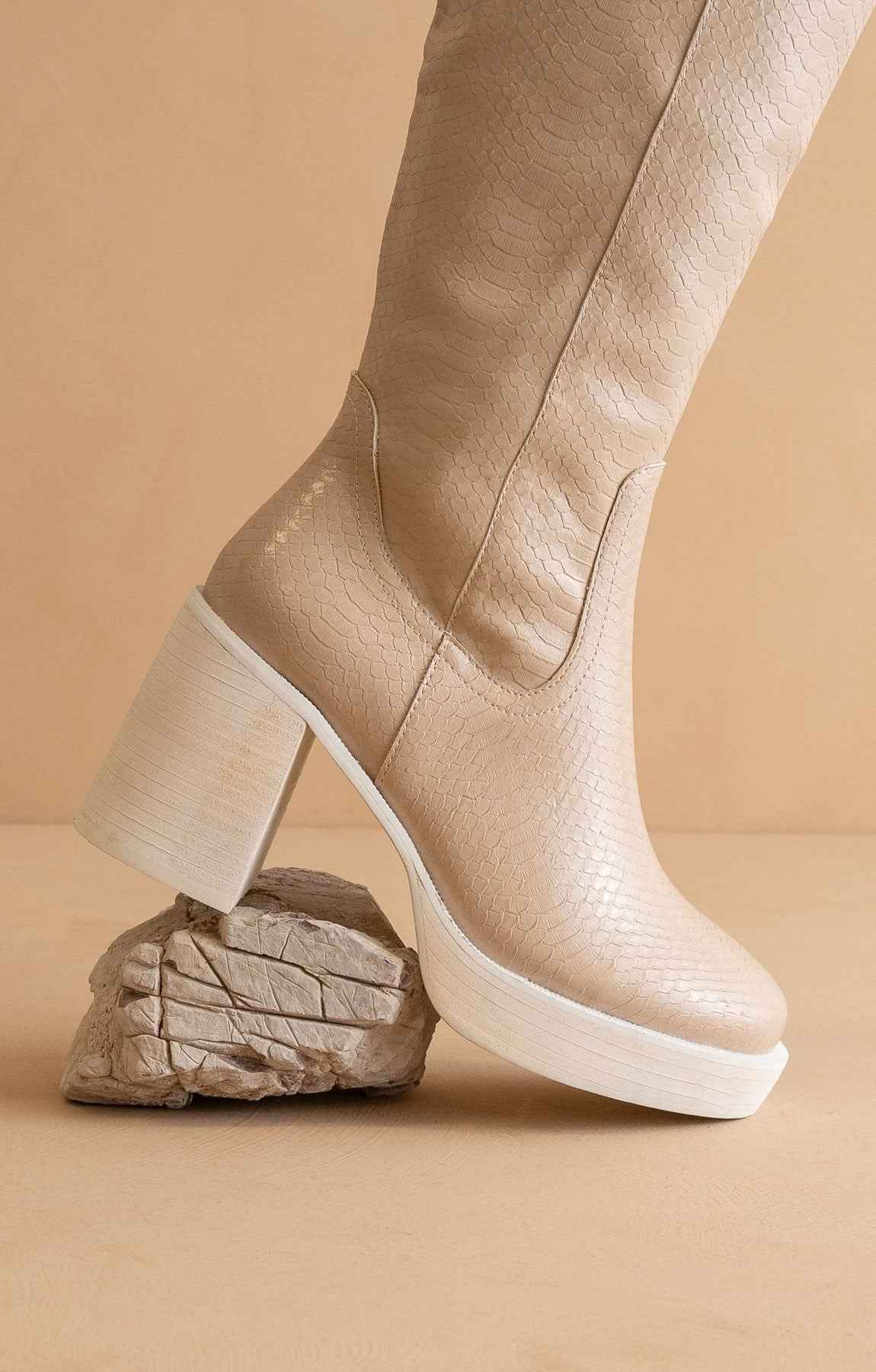 Eloise Platform Knee-high Boots