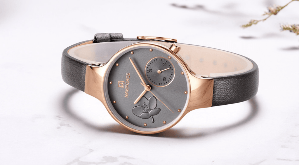 Elegant Women's Analog Quartz Watch With Leather Belt Waterproof Wristwatch Excellent Design Perfect Gift by Stevvex