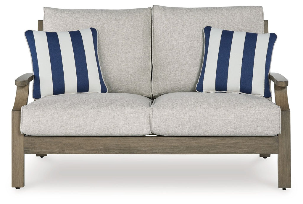 Rainier Ranch - Loveseat With Cushion - Brown / Beige by Unique Piece Furniture