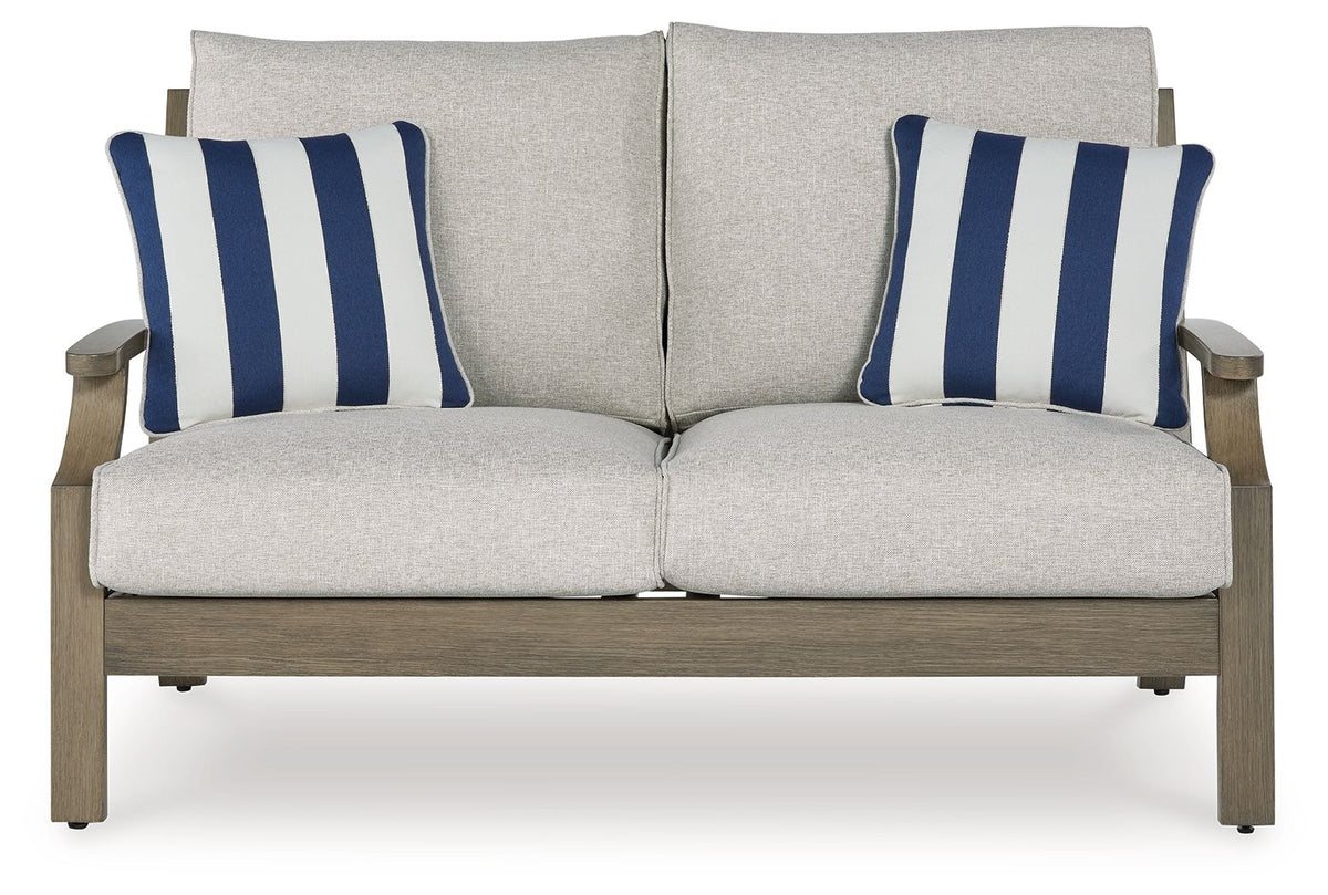 Rainier Ranch - Loveseat With Cushion - Brown / Beige by Unique Piece Furniture