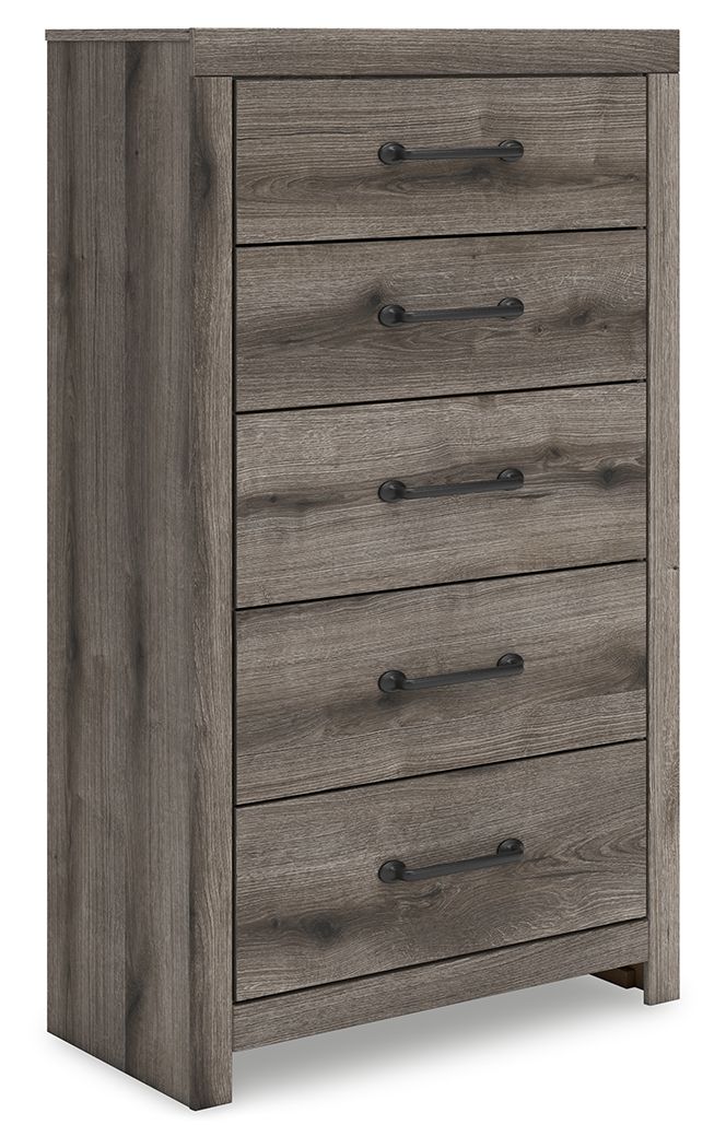 Graystorm - Five Drawer Chest - Brown Gray by Unique Piece Furniture