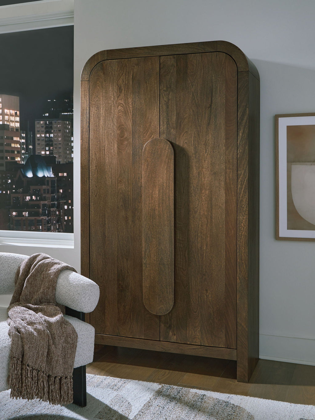 Thoren - Accent Cabinet - Medium Brown by Unique Piece Furniture