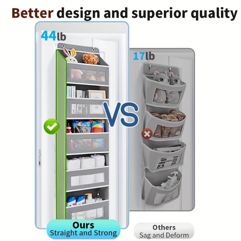 5-Tier Over-the-Door Storage Box Organizer by DailySale