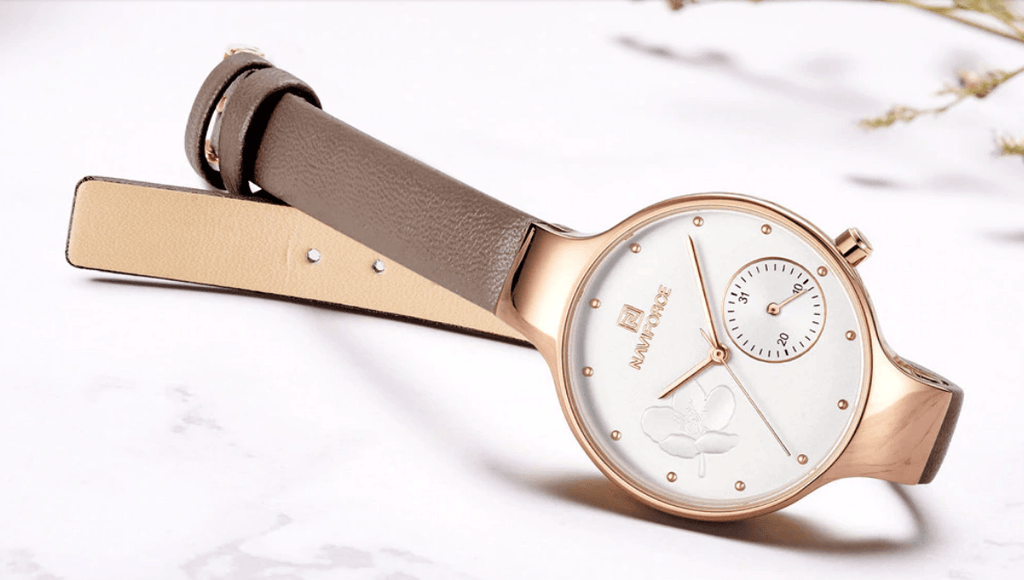 Elegant Women's Analog Quartz Watch With Leather Belt Waterproof Wristwatch Excellent Design Perfect Gift by Stevvex