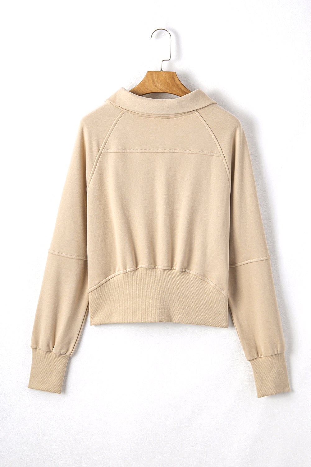 Smoke Green Quarter Zip Stand Neck Kangaroo Pocket Sweatshirt by Wild and Free Boutique