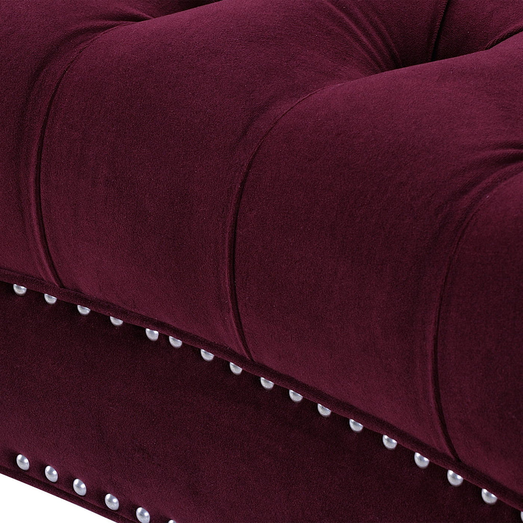 La Rosa - Victorian Chesterfield Loveseat by Unique Piece Furniture