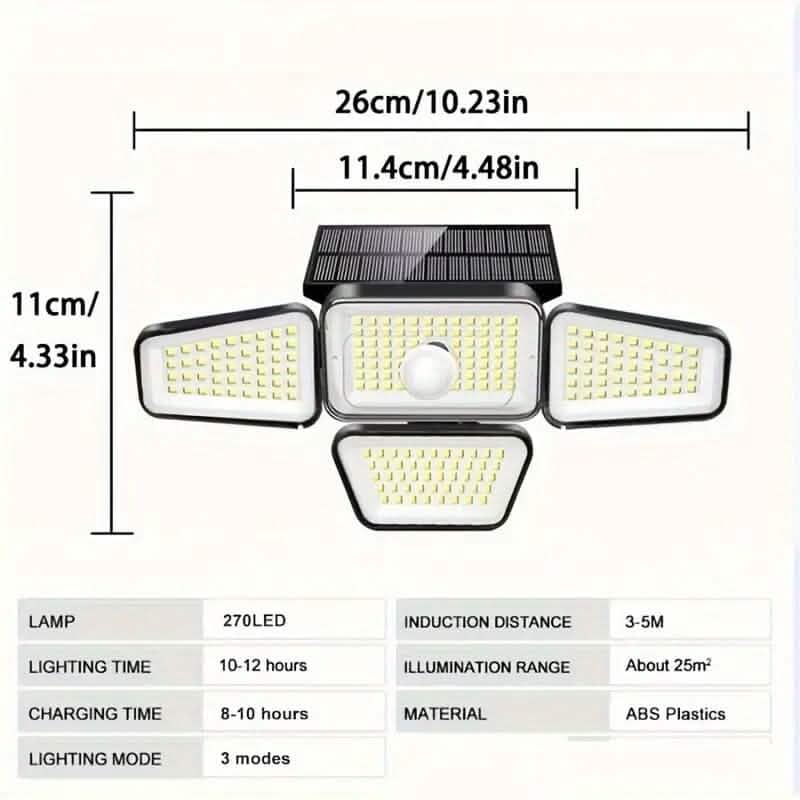 270 LED Solar Garden Outdoor Lights by DailySale