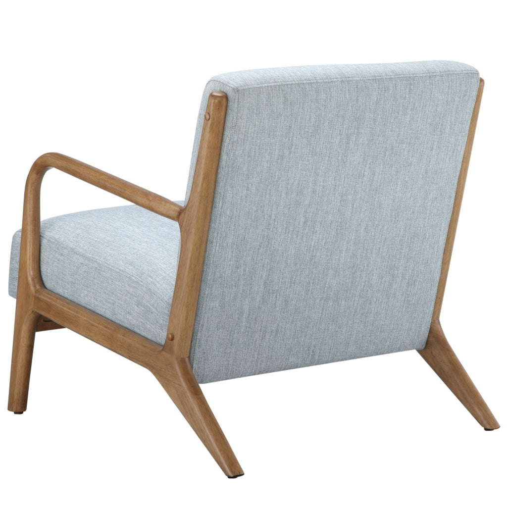 Mid-Century Style Lounge Chair With Upholstered Seat by Unique Piece Furniture