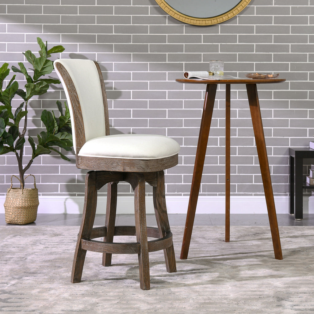 Henry - Armless Swivel Counter Height Bar Stool by Unique Piece Furniture