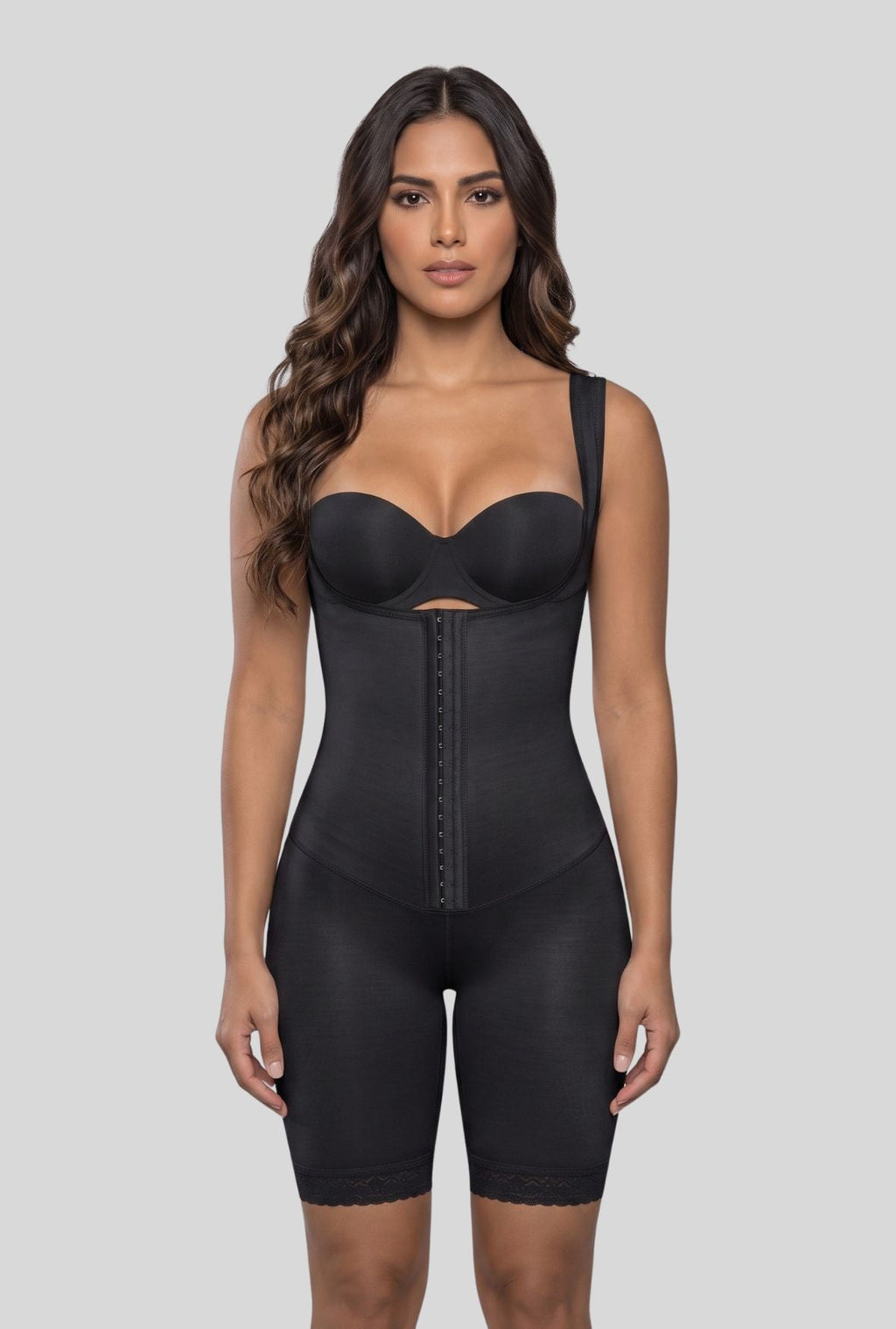 Full Body Control Suit w/ Front Closure & Back Support by Vedette Store
