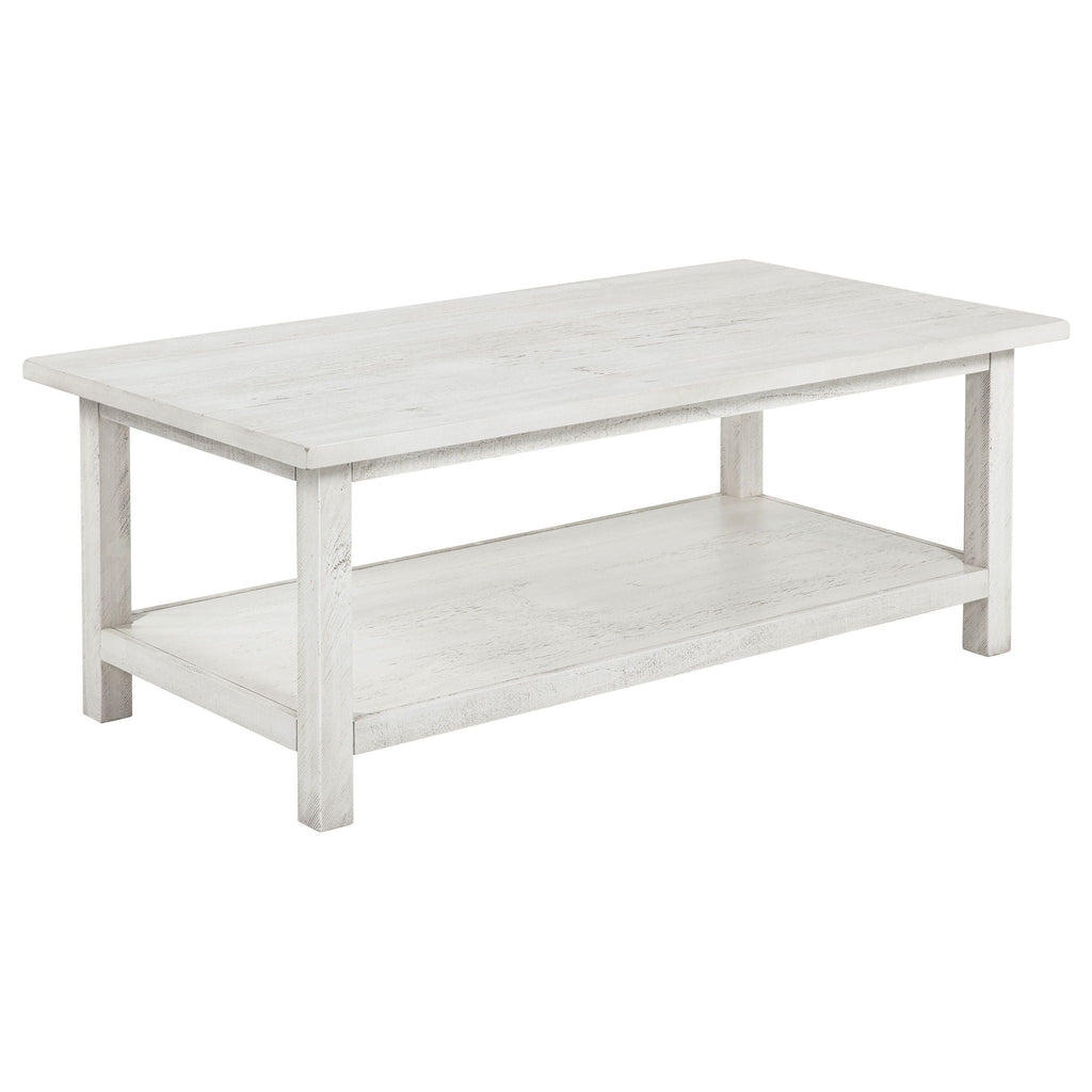 Payne 2-piece Coffee and End Table Set Distressed White by Unique Piece Furniture