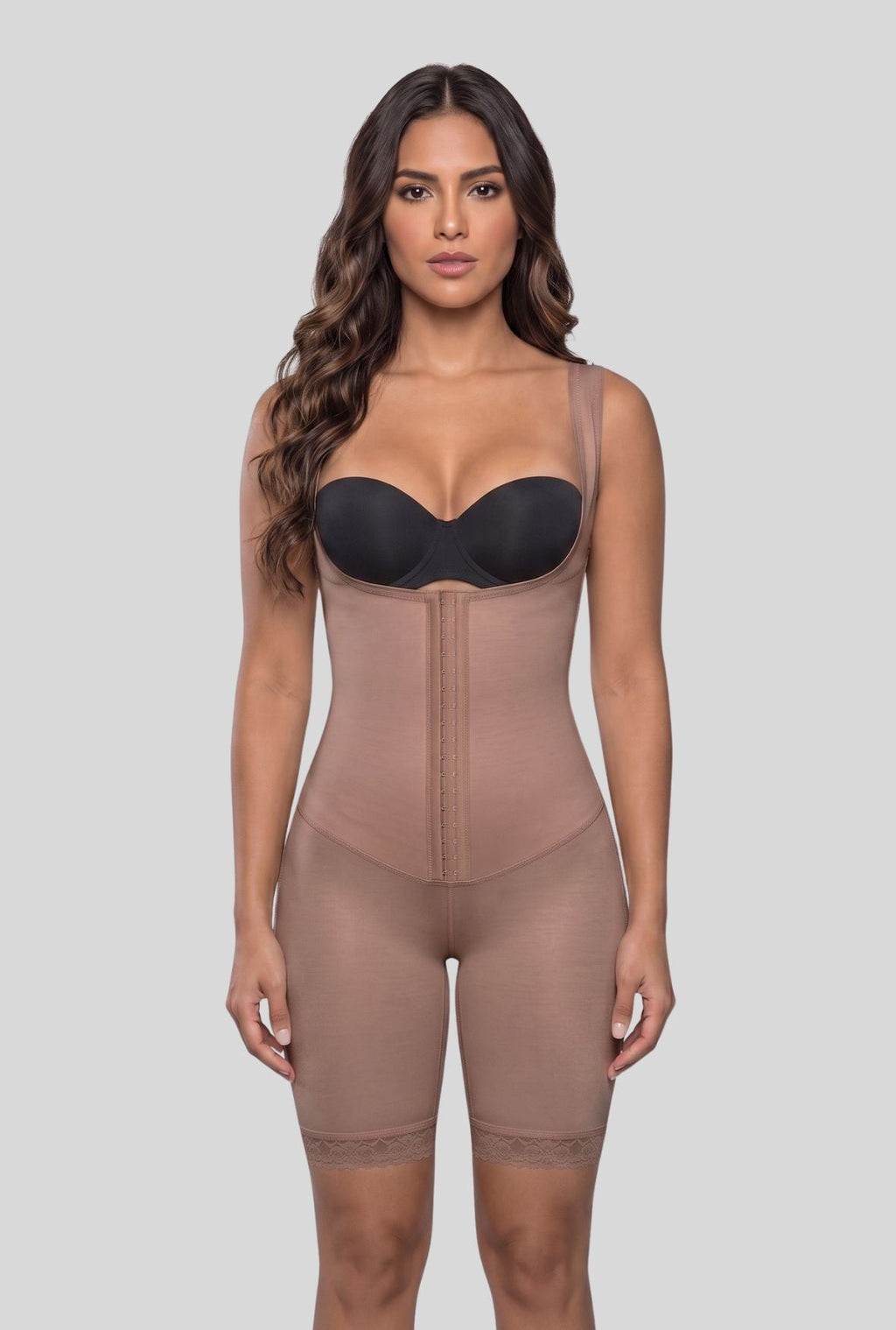 Full Body Control Suit w/ Front Closure & Back Support by Vedette Store