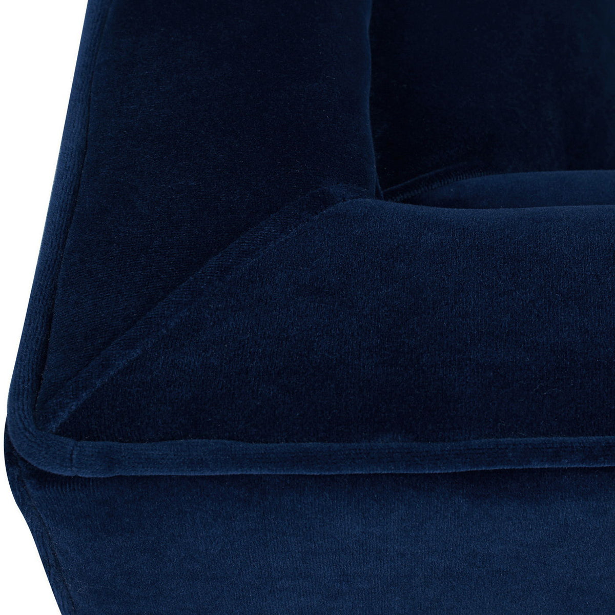 Jack - Modern Tuxedo Tufted Sofa - Navy Blue by Unique Piece Furniture