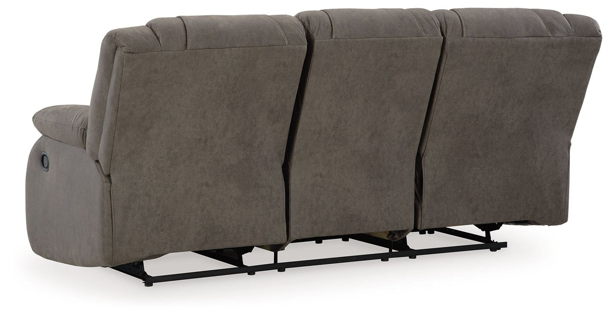 First Base - Reclining Sofa - Gunmetal by Unique Piece Furniture